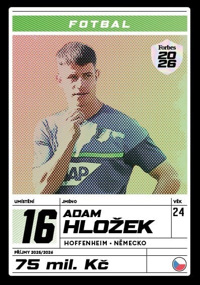 16. Adam Hložek