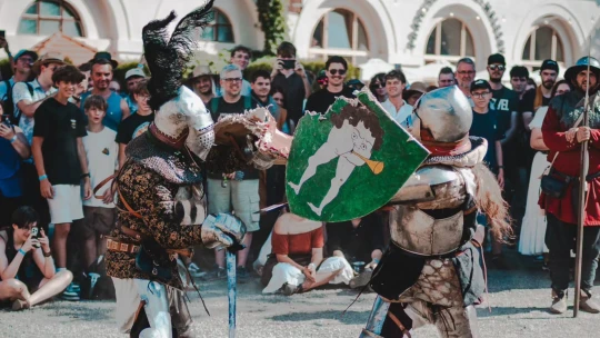 Kostky, rytíři i fanoušci až z Číny. Festival v Malešově ukázal sílu Kingdom Come