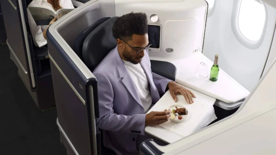 Zamčená business class. Na nejdražší sedačky vás v nových letadlech asi nepustí
