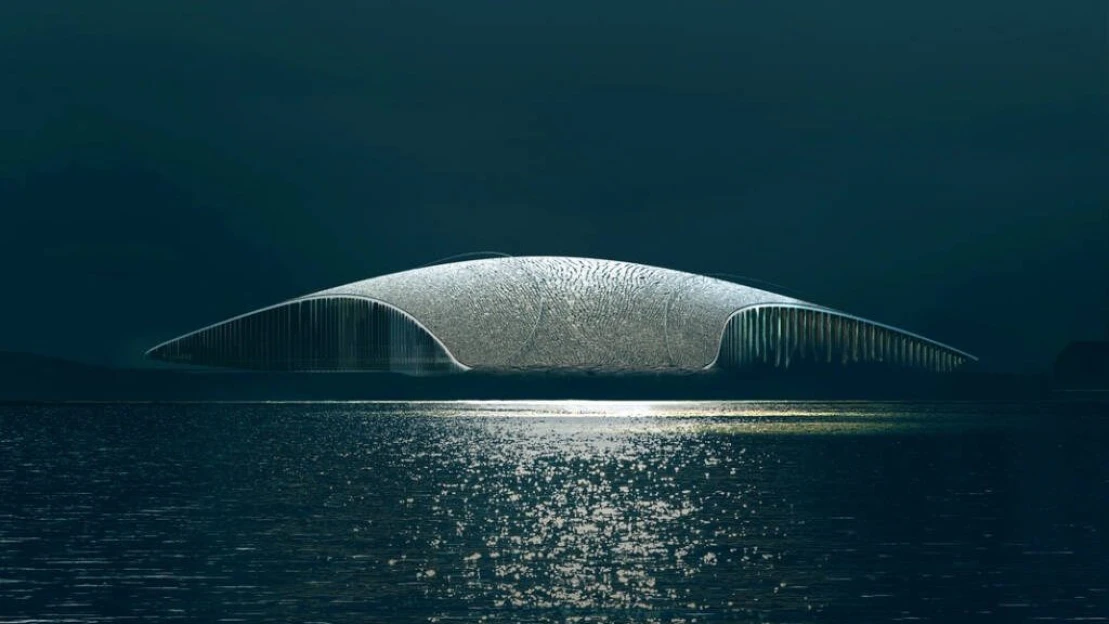 Na konci světa roste Velryba. Ze střechy norského muzea uvidíte nejen oceán