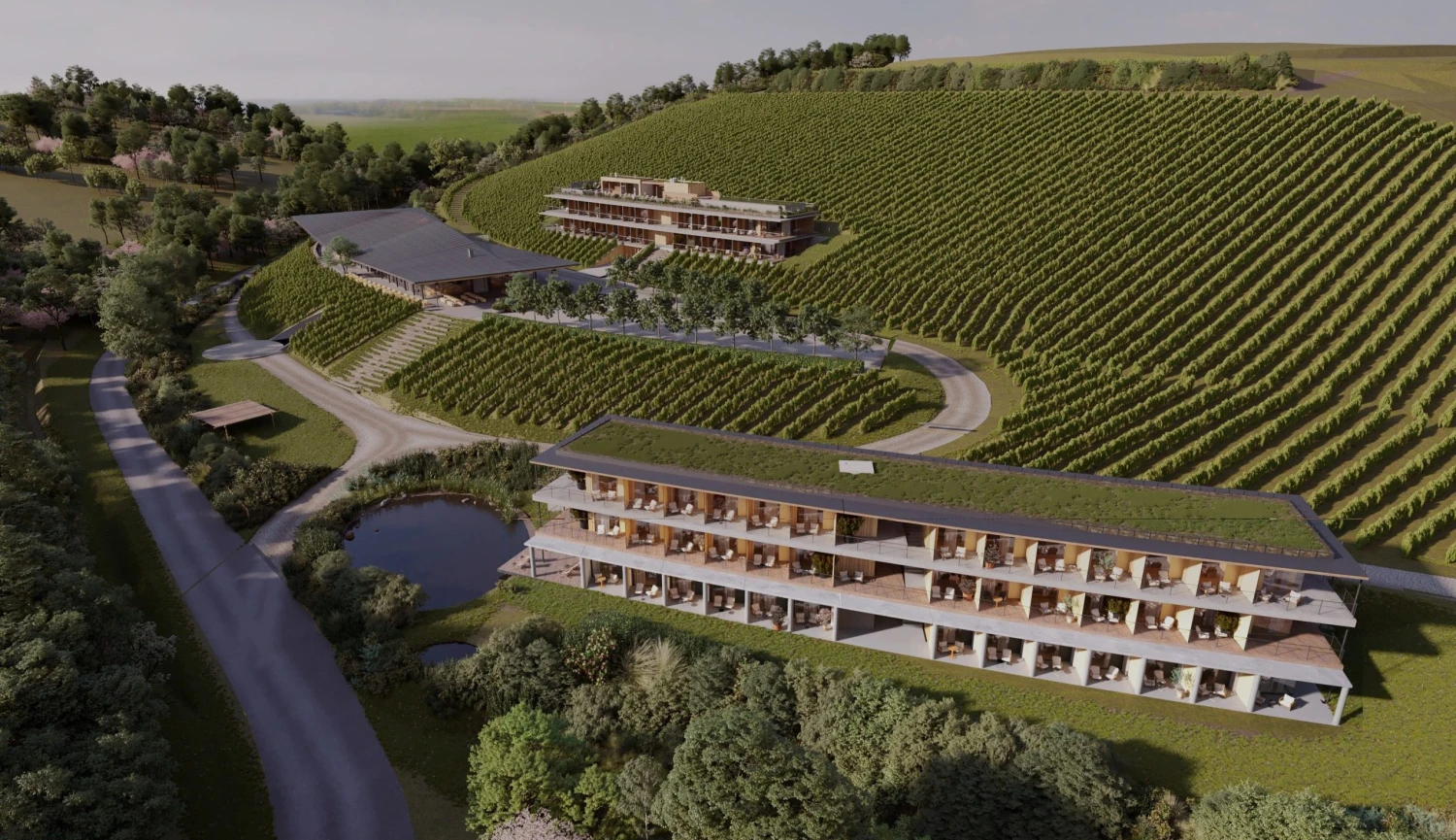Wellness, víno a&nbsp;útěk mezi řádky. Na jižní Moravě otevřel nový půlmiliardový resort 