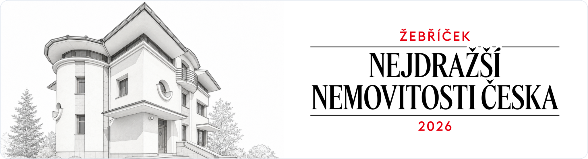 Nejdražší nemovitosti Česka 2026