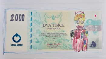 Tichý výkřik i vzkaz v jednom. Unikátní bankovka pomůže dětské psychiatrii