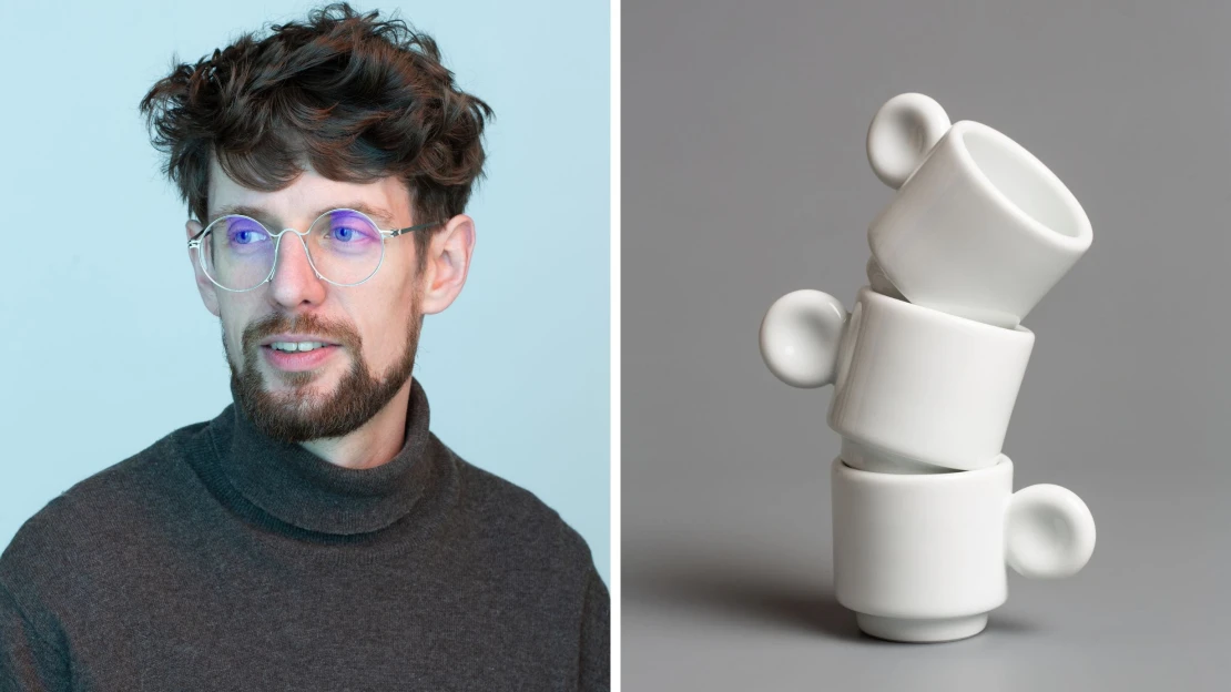 Rozbitý porcelán nemusí na skládky. Designér chce z odpadu tvořit nové nádobí