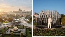 Rozsvítil náměstí Jana Palacha. Lidé si přejí, aby tu instalace zůstala, říká designér